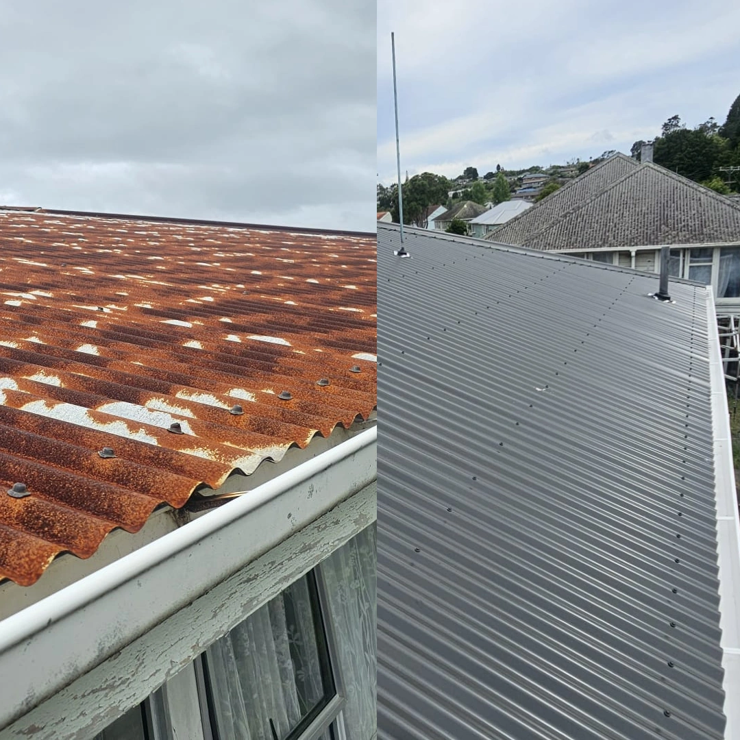 Roof Replacement Before and After 2
